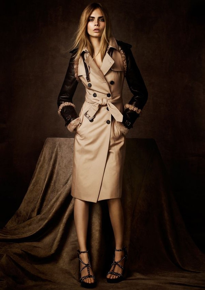 GQ1127◇Burberrys Prorsum Collection $4,995 Burberry Prorsum 8 10 42 LIMITED Trench Leather