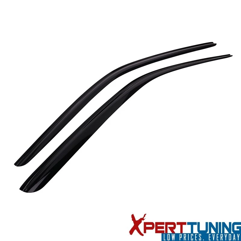 Fits 08-23 Dodge Challenger Acrylic Window Visors Vent Sun Rain Guard 2Pc Foto 3 de 4