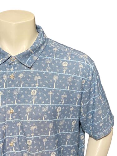Tommy Bahama IslandZone Men’s Floral Hawaiian Shirt Size 2XL Supima Button Down