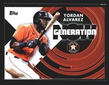 2022 Topps #GN-15 Yordan Alvarez Generation Now Houston Astros