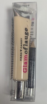 1 PIECE HARD CANDY GLAMOFLAUGE HEAVY DUTY CONCEALER W/ PENCIL 1094 IVORY 0.71oz