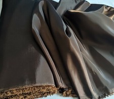 Brown Taffeta 100 Polyester 59/60" wide by the yard.Free swatch.