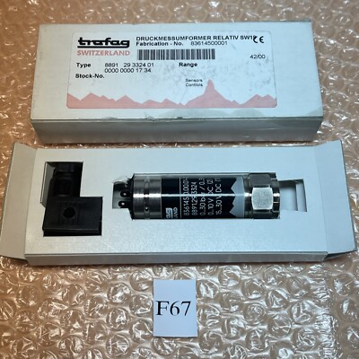 NEW IN BOX- Trafag 8891.29.3324 Pressure Transmitter 0-30Bar 0-3MPa-G + FastShip