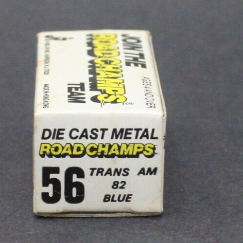 Vtg Road Champs Hong Kong 56 1982 Pontiac Firebird Trans Am Blue Mint/ Box 1983 - Picture 6 of 7
