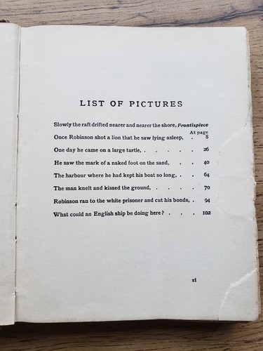Robinson Crusoe Told to the Children - Defoe (John Lang) 1905 - Good/Acceptable - Picture 8 of 10