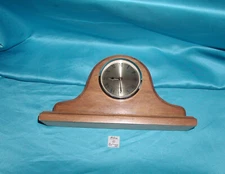 Mantel Clock Solid Oak Maple Stain Excellent Open Box Lab VerifiedGreatFindSALE!