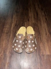 Bravest Studios Mocha Paisley Mule Size 10 Brand New Free Shipping