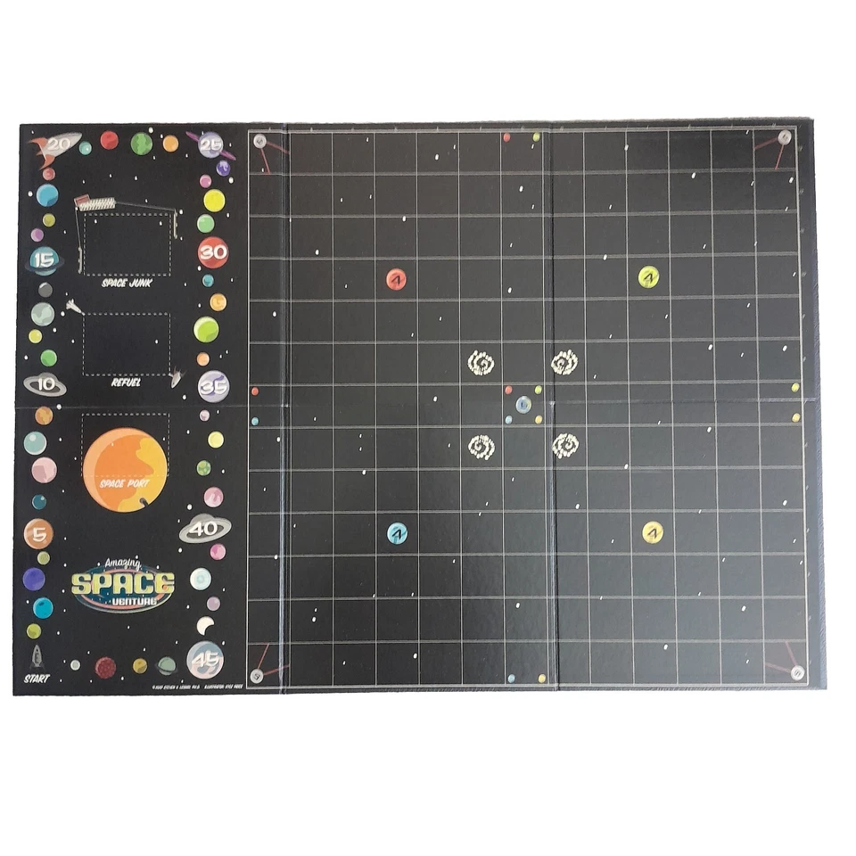 Amazing Space Venture Game Steven V Le Shay PhD Tile & Card 12+ Complete Sherco - Image 4 of 4