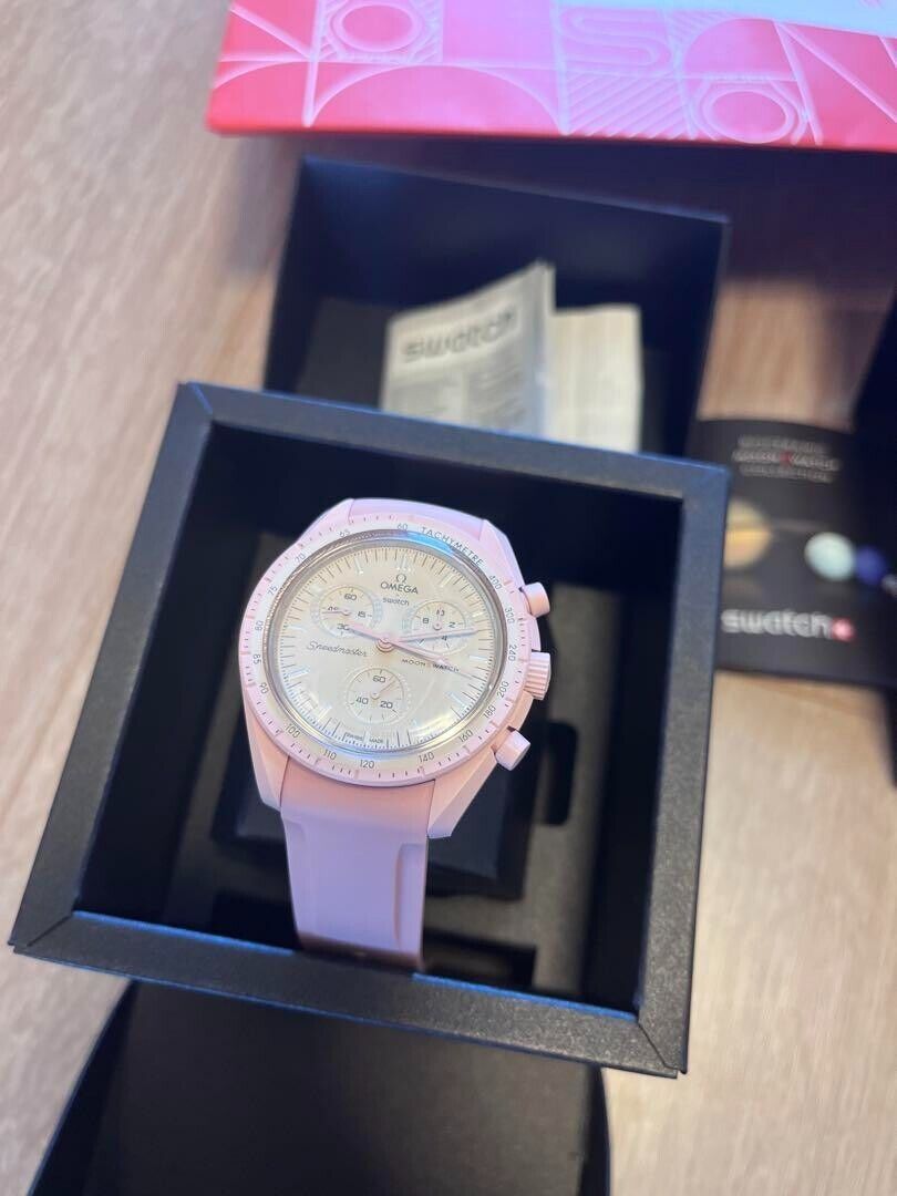 OMEGA x SWATCH MoonSwatch MISSION TO VENUS Collaboration Watch Pink from  Japan