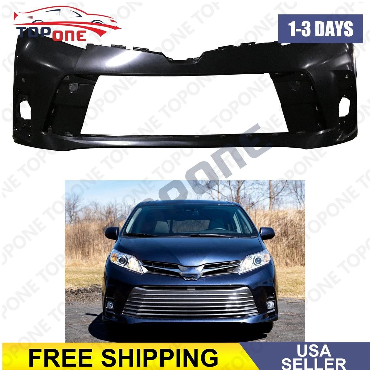 シエナ SE 純正 バンパー TOYOTA SIENNA 前期 フロント Front Bumpers & Parts for Toyota Sienna for sale | eBay