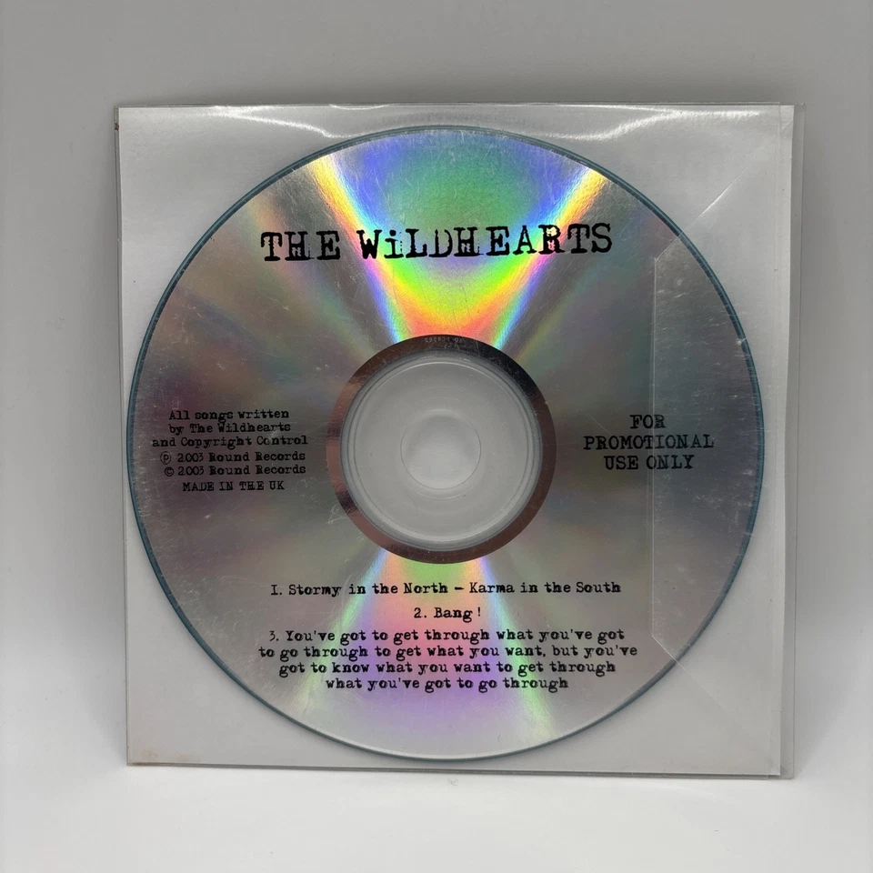 The Wildhearts - Stormy In The North, Karma In The South - 3 Track CD Ltd Promo Foto 4 de 4