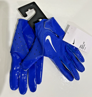 Nike Vapor Jet 7.0 Receiver Football Gloves DX4522 Royal Blue Grip