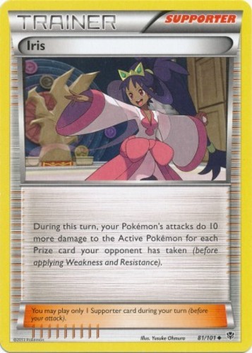 Iris - 81/101 - Uncommon Lightly Played Plasma Blast