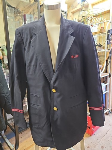 Vintage 1990's 2000's Long Island Railroad Conductor Uniform Jacket & Pants Lirr