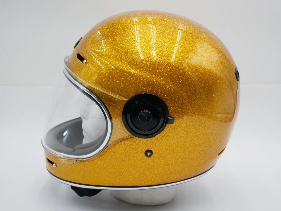 TORC T1 Retro Helmet Gold Metallic Size Large - T128:24 - Image 2 of 4