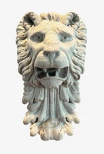 Hand Crafted hardwood Lion Head  Applique.