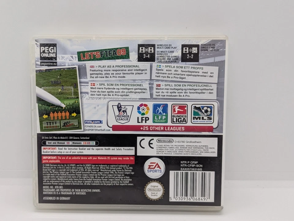 FIFA 09 (DS) PEGI 3+ Sport: Football - With Manual - Image 2 of 3
