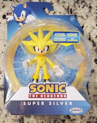 JAKKS Pacific Super Silver Sonic the Hedgehog Articulated Action Figure 2023