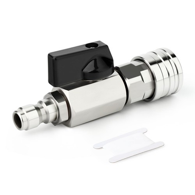 #ad High Pressure Washer Ball Valve Kit 1 4 Quick Connect for Hose Power Pump $26.12