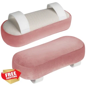 WdFour 2-Pack Non-Slip Armrest Pads Office Gaming Chair Pink