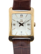 ESQ BY MOVADO Verona Brown Strap Men's Watch - 40% OFF RETAIL PRICE