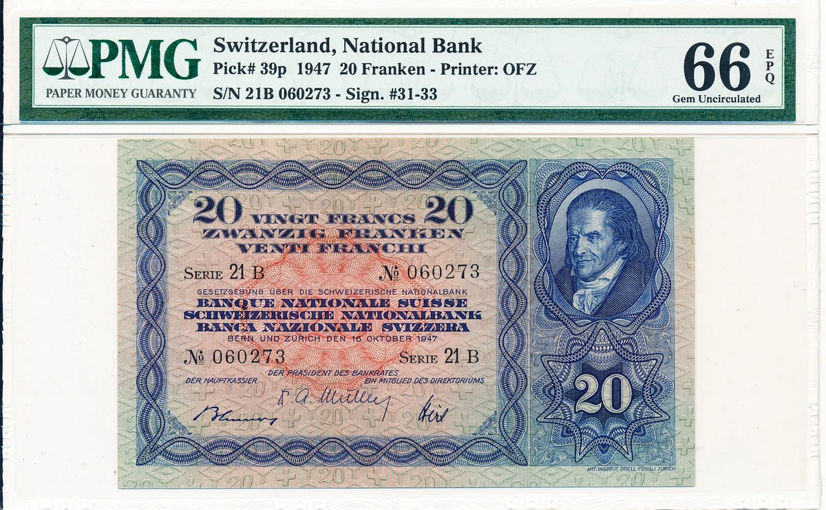 1947 Year Swiss Paper Money for sale | eBay