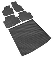 FußMatten & Kofferwanne Geeignet FüR Seat Alhambra 5 Sitze Ab 2010
