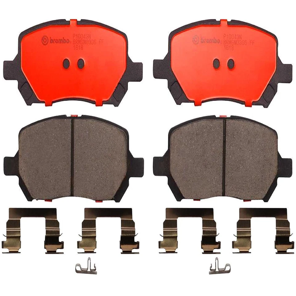 Brembo OE Front Ceramic Brake Pad Set For Chevrolet Cobalt Pontiac G5 Saturn Ion - Image 2 of 3