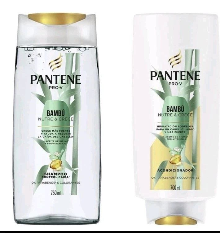 CHAMPÚ PANTENE BAMBÚ 750ml Y ACONDICIONADOR - 700ml Foto 4 de 4