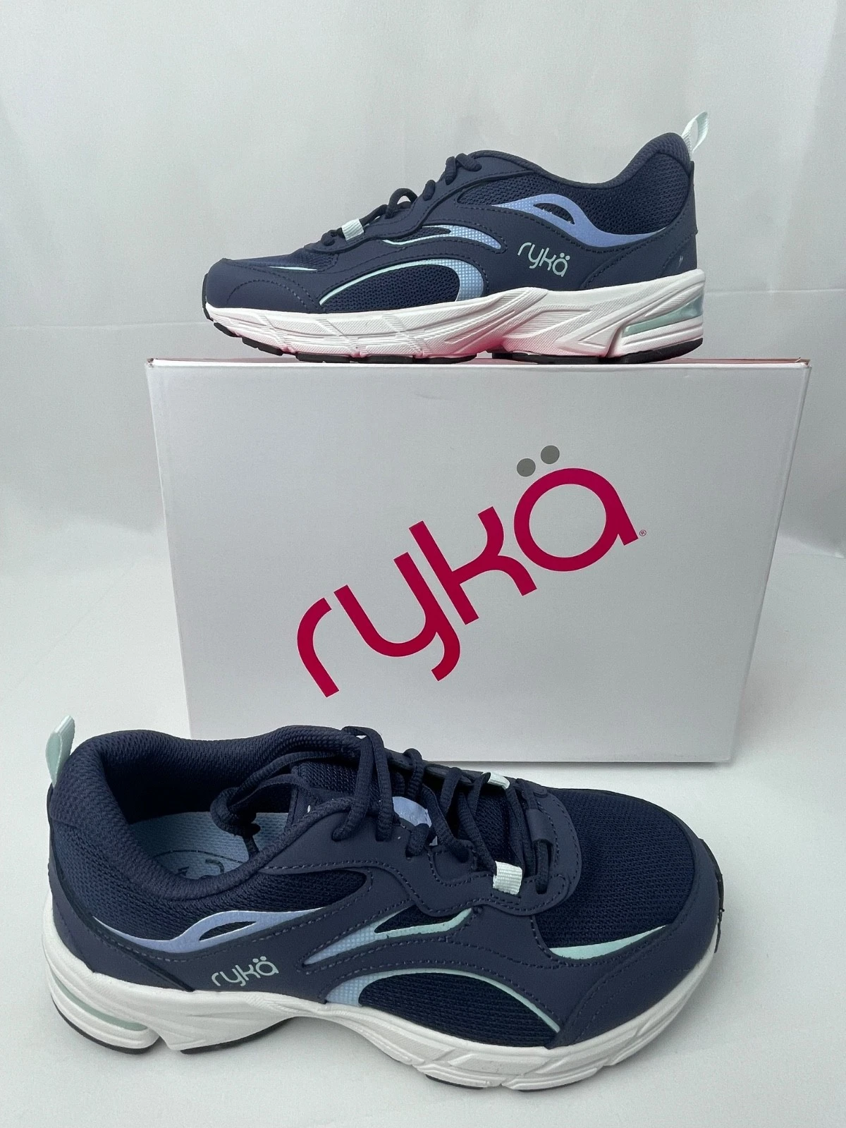 Women's RYKA Integrity Light Mesh Walking Sneaker 6 7.5 8 8.5 9 10 Shoe Blue $75