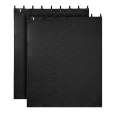 VEVOR 2 Pcs Sound Dampening Blankets, Soundproof Curtains 96 x 80 in, Black