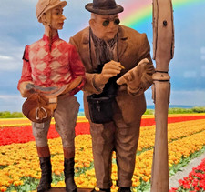 EDDIE ARCARO RACEHORSE JOCKEY NORMAN ROCKWELL 'THE 'WEIGH-IN' GROSSMAN FIGURINE