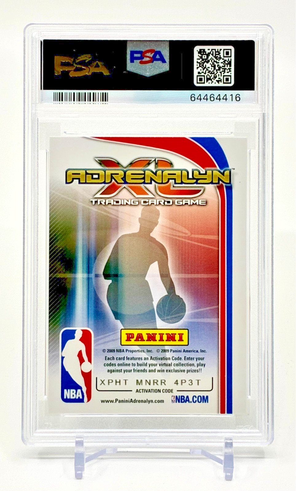 2009-10 Panini Adrenalyn XL Stephen Curry ROOKIE (RC) PSA 9 - SHIPS IMMEDIATELY view 4