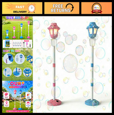 2-Pack Rechargeable Bubble Machine for Kids -...