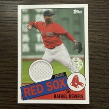 2020 Topps - 1985 Topps Baseball Relics Rafael Devers #85R-RD (MEM)