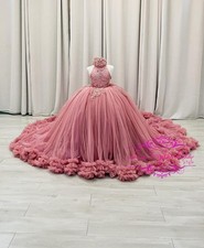 Girl's Custom Made-to-Order Pageant/Flower Girl Set - Long Gown & Short Dress