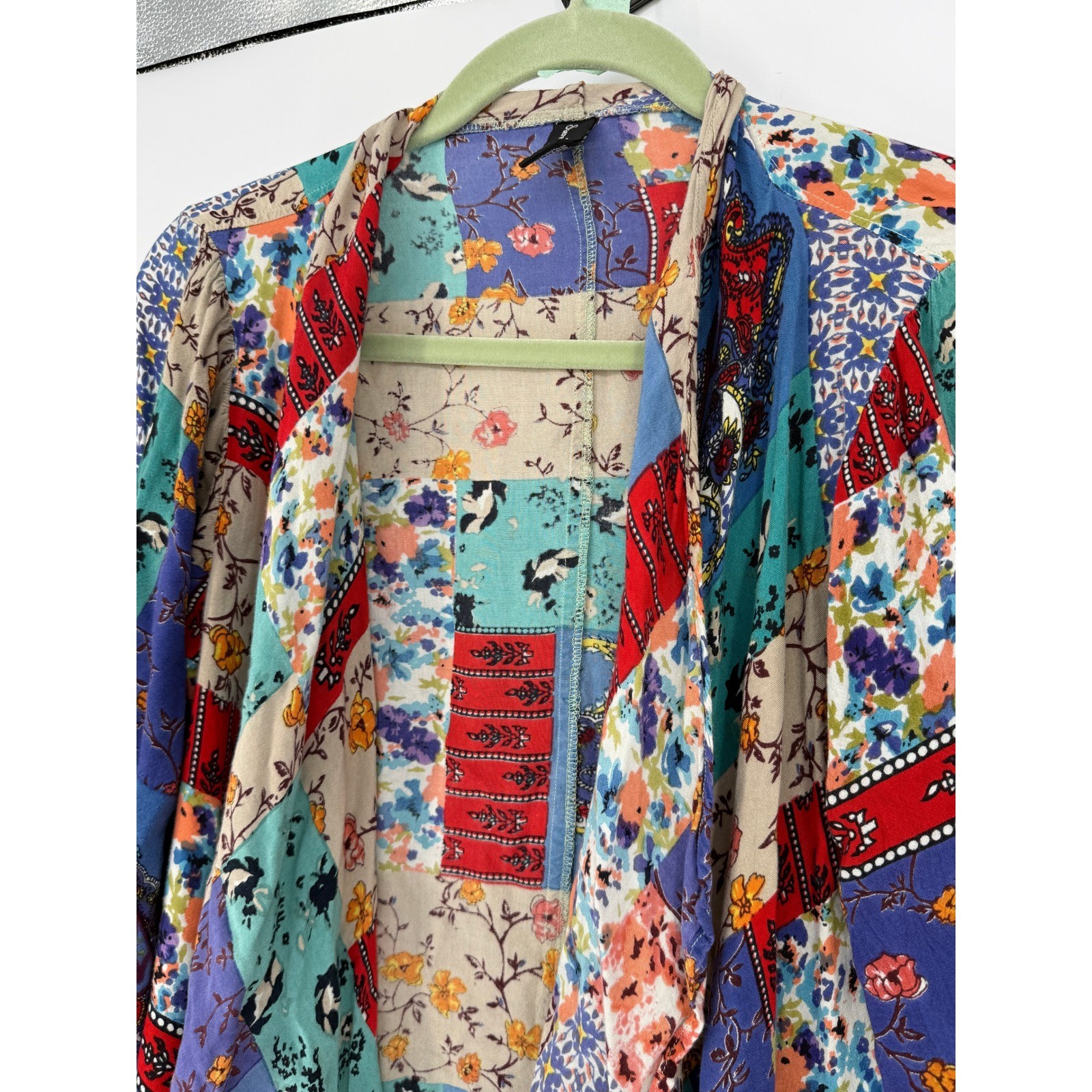 Sacred Threads Patchwork Dusters/m Open Front Lig… - image 2