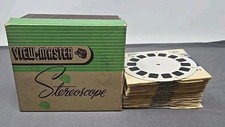 Sawyers View Master Model C Bakelite W/ 38 Assorted Reels 1940s