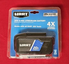 HART 20V 20 Volt Lithium-Ion 4Ah Battery (BLACK) HGBP021, NEW + SEALED