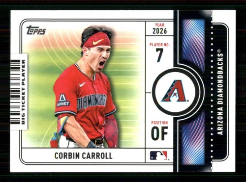 2026 Topps Series 1 Corbin Carroll Base (RAW)