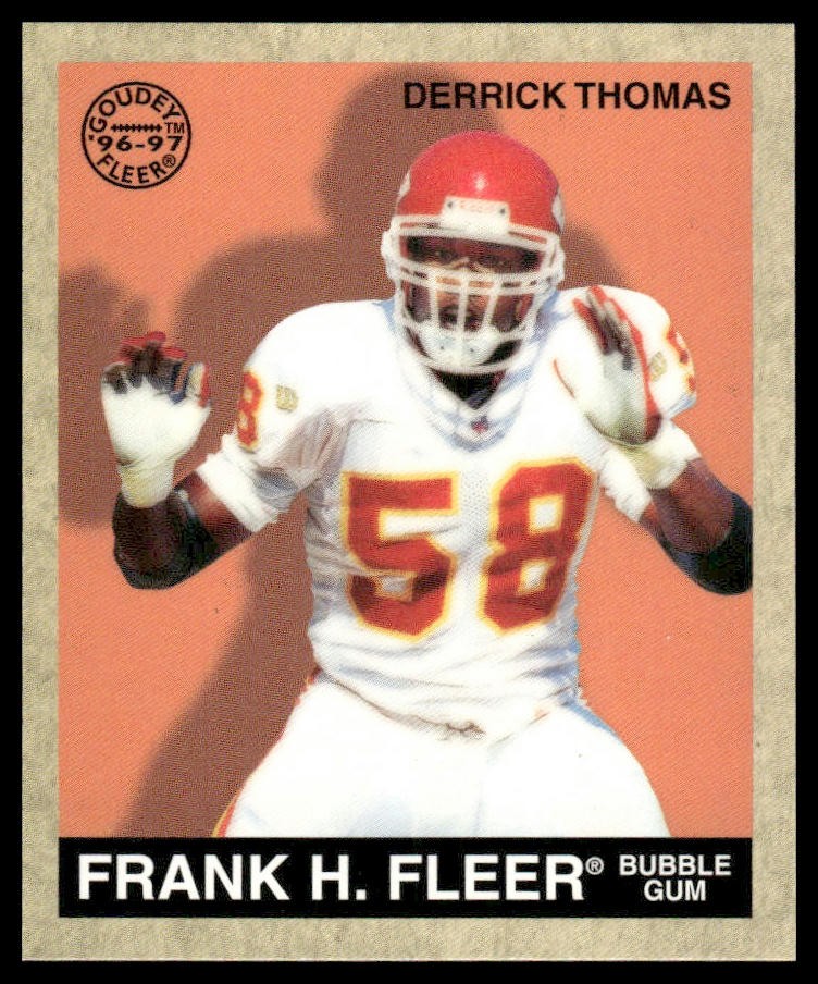 Derrick Thomas 1997 Fleer Goudey #38 Kansas City Chiefs