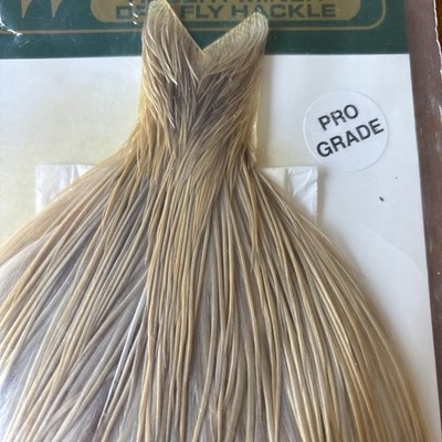 Whiting Herbert Miner Pro Grade Dry Fly Hackle Light Ginger Dun | eBay