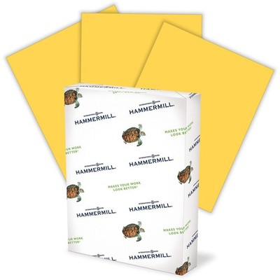 Hammermill  Fore  MP Recycled Smooth Colored Paper, Goldenrod, 8.5 X 11, 500/PK