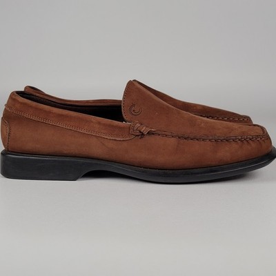Valleverde Mens Brown Suede Moc Toe Slip-On Comfort Loafer Shoe Size 42