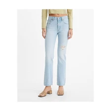 Levi's Women's High Rise Straight Leg Tailored Fit Full Straight-Leg Jeans