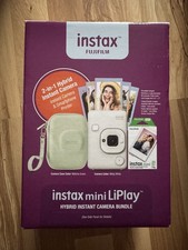 Fujifilm Instax Mini LiPlay Hybrid Instant Camera Bundle - New