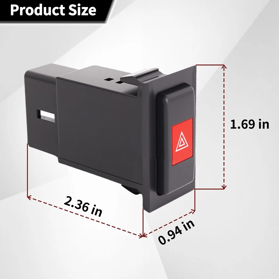 Botón interruptor emergencia peligro 84332-89110 para camioneta Toyota 4Runner 1989-1995 Foto 4 de 4