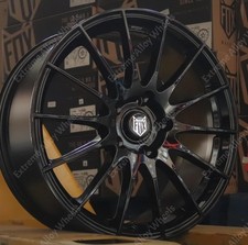 15" Black FX004 Alloy Wheels Fits Toyota Aygo Carina Corolla Yaris 4x100