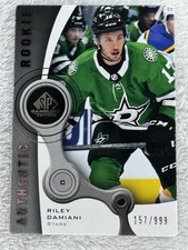 2021-22 Upper Deck SP Game Used Riley Damiani #R-73 /999 (RC) Dallas Stars
