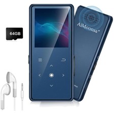 Portable 64GB Music Player with FM Radio Voice Recorder